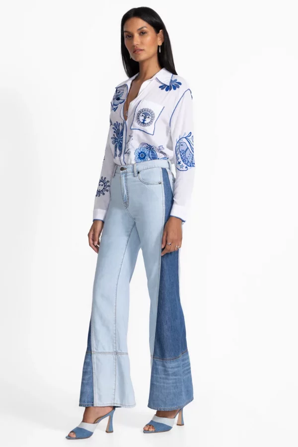 STRAIGHT FLARE JEAN